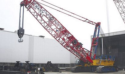 Гусеничный кран Sany грузоподъёмность 400 тонн SCC4000A