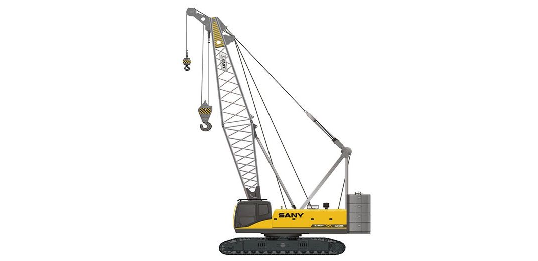 Гусеничный кран SANY SCC1000E грузоподъемностью до 100 тонн